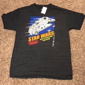 Star Wars millennium falcon tee large NWT